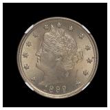 1899 Liberty V Nickel NGC MS-64