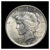1922 Peace Silver Dollar ANACS MS-62 VAM-2c TOP 50