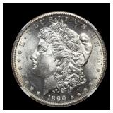 1890 S Morgan Silver Dollar NGC MS-63 BEAUTY