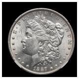 1887 O Morgan Silver Dollar NGC MS-62