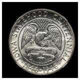 1946 Commemorative Half Iowa NGC MS-64
