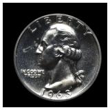 1963 Washington Silver Quarter ICG PR-69 PROOF