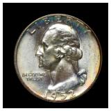1952 D Washington Silver Quarter ICG MS-66 TONED