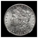 1901 S Morgan Silver Dollar NGC MS-61