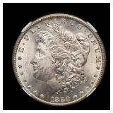 1880 CC Morgan Silver Dollar NGC MS-63 CAC