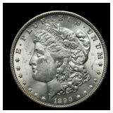 1890 Morgan Silver Dollar BU+