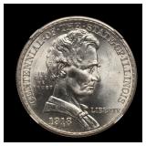 1918 Commemorative Half Lincoln NGC MS-63 CAC