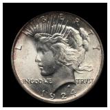 1924 Peace Silver Dollar PCGS MS-64 CAC WOW!