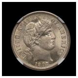 1907 Barber Silver Dime NGC MS-63 WOW!