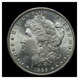 1888 O Morgan Silver Dollar BU+ CHOICE FROSTY