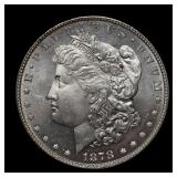 1878 7TF Morgan Dollar BU+ PL VAM 141 TOP 100