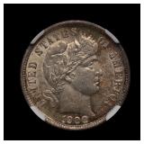 1900 Barber Silver Dime NGC MS-62