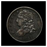 1834 Capped Bust Silver Dime LG 4 XF NICE!