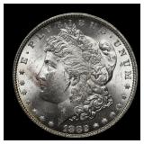1882 Morgan Silver Dollar BU