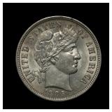 1905 O Barber Silver Dime BU+ Better Date