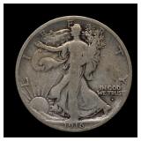 1916 S Walking Liberty Half Dollar VG/F KEY DATE