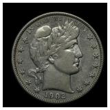 1902 O Barber Half Dollar AU Details Better Date