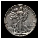 1933 S Walking Liberty Half Dollar AU