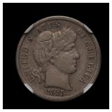 1915 S Barber Silver Dime NGC XF-40