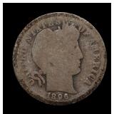 1896 O Barber Silver Dime POOR LOWBALL KEY DATE