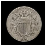 1875 Shield Nickel 1875 VF RPD