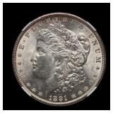 1891 Morgan Silver Dollar NGC MS-61 Better Date