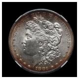 1881 S Morgan Silver Dollar NGC MS-63