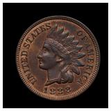 1888 Indian Head Cent Penny BU TONED