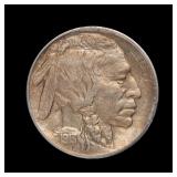 1913 D Type 1 Buffalo Nickel ICG AU-58 LUSTROUS