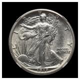 1917 S Walking Liberty Half NGC AU-58 UNDERGRADED