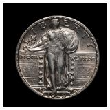 1929 S Standing Liberty Silver Quarter AU+ FH WOW!