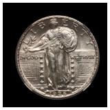 1925 Standing Liberty Silver Quarter NGC MS-64