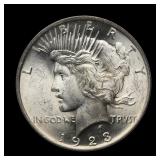 1923 Peace Dollar PCGS MS-62 VAM 1V Elite 30