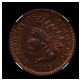 1882 Indian Head Cent Penny MS-62 Lustrous!