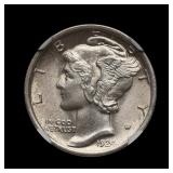 1924 Mercury Silver Dime NGC MS-64 FB