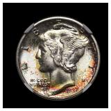 1937 D Mercury Silver Dime NGC MS-66+ FB STUNNER