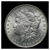 1886 O Morgan Silver Dollar BU MONSTER DATE!