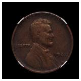 1922 NO D Lincoln Cent NGC XF STRONG REVERSE