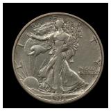 1918 S Walking Liberty Half Dollar AU Details