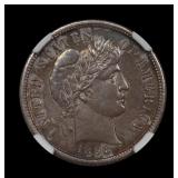 1893 S Barber Silver Dime NGC UNC BIG DATE