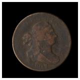 1807 Draped Bust Half Cent 1/2c VG/F Details