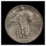 1920 S Standing Liberty Silver Quarter BU
