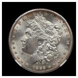 1892 CC Morgan Silver Dollar NGC MS-63 WOW