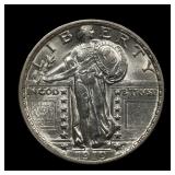 1919 Standing Liberty Silver Quarter BU+ WOW