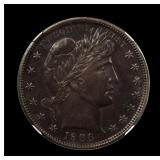 1906 Barber Silver Half Dollar NGC UNC Details