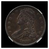 1839 Capped Bust Half NGC XF-45 GR-7 STUNNER