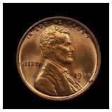 1918 Lincoln Cent Wheat Penny BU RD