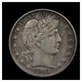 1915 D Barber Half Dollar XF/AU Better Date