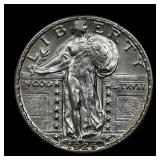 1926 S Standing Liberty Silver Quarter AU/BU WOW!