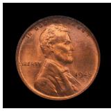 1945 S Lincoln Cent Penny NGC MS-67 RD